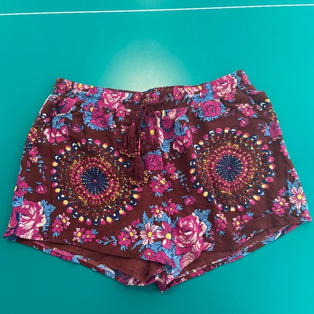 Floral High Rise Shorts